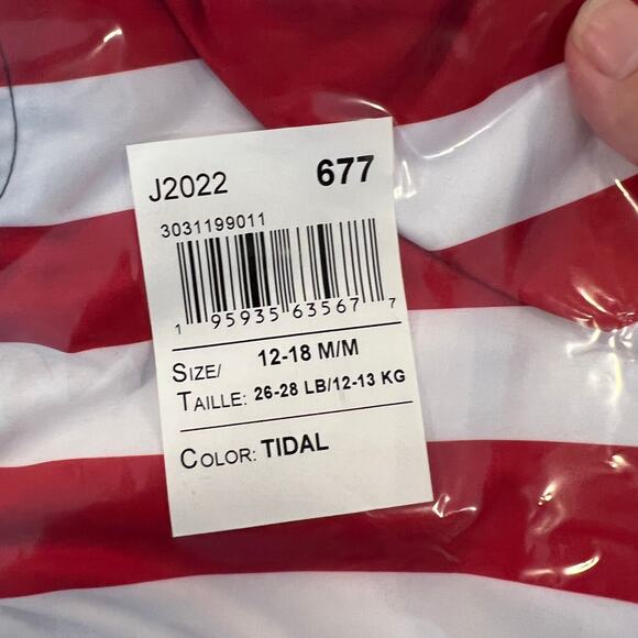 NWT Gymboree Boys Red, White & Blue American Flag Swim Shorts/suit - Picture 9 of 11